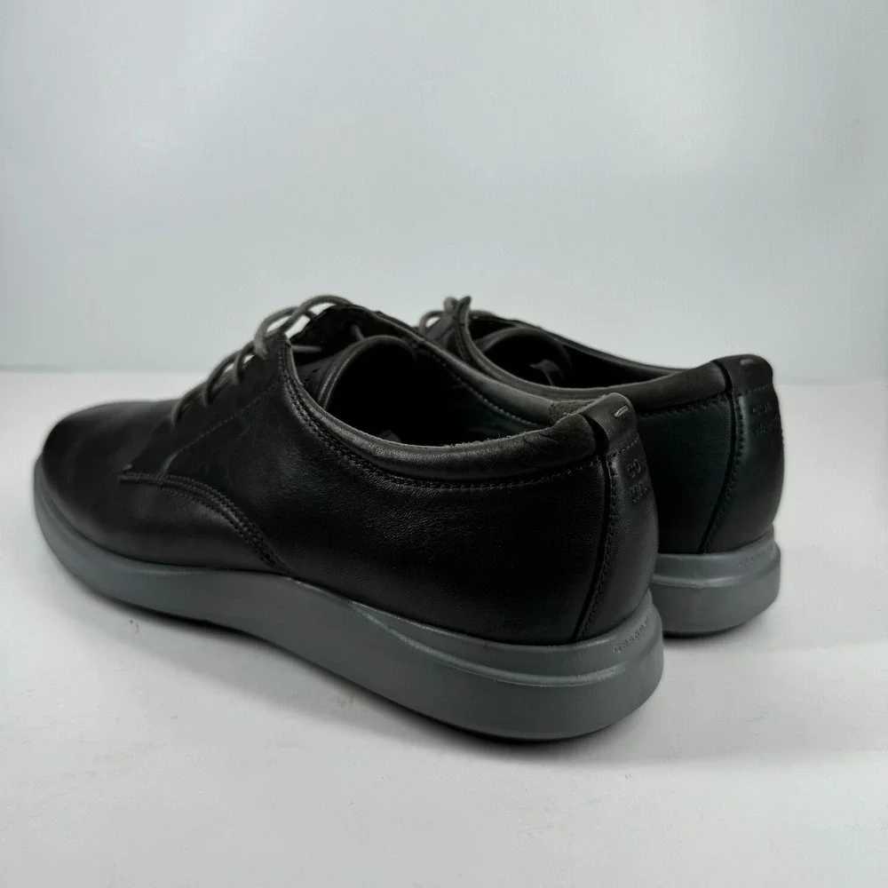 Cole Haan Grand Plus Essex Men's US 12M Magnet Grey Leather Wedge Oxford C28730
